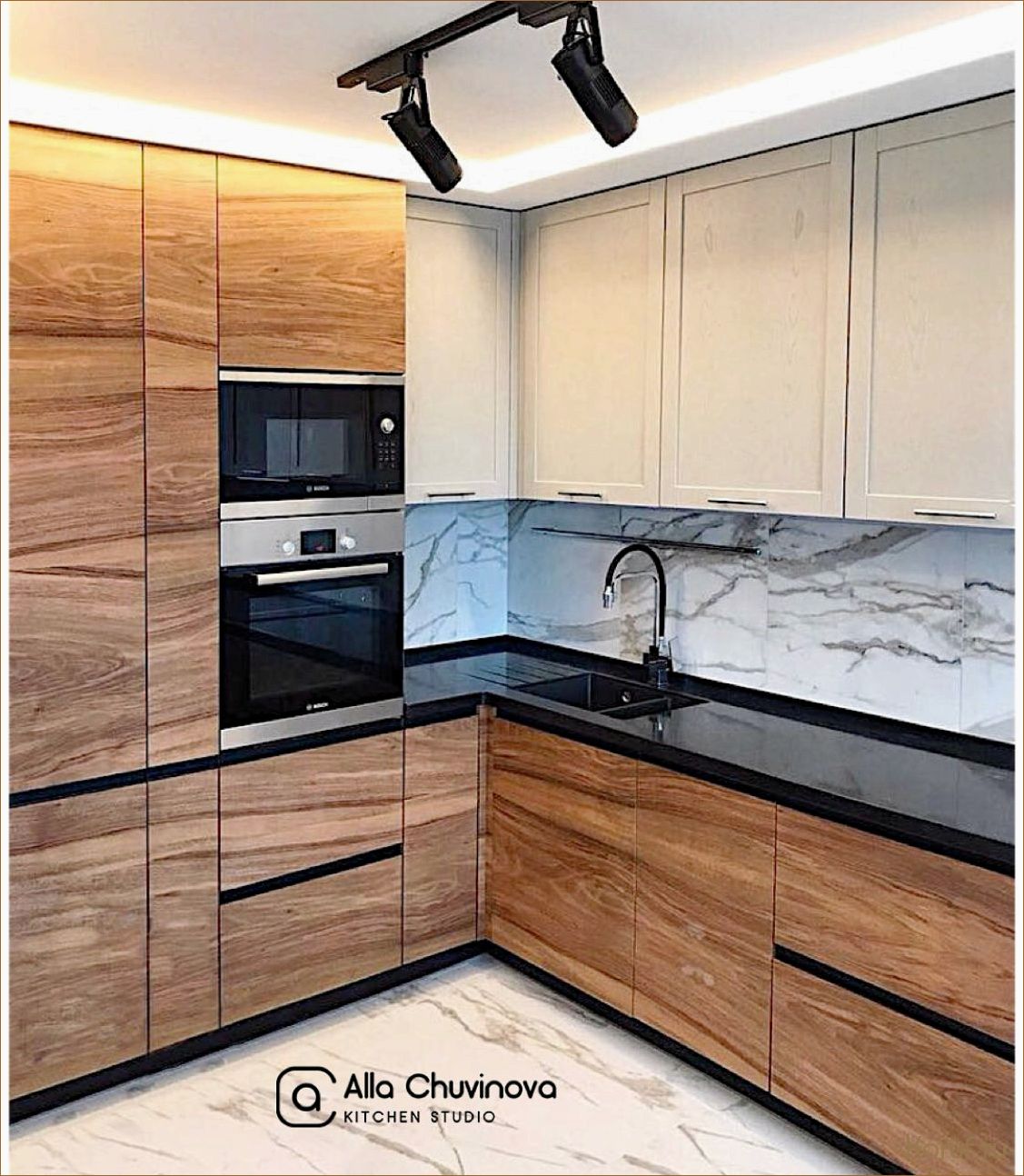 (необычный дизайн кухонь, необычные дизайны кухонь, пример дизайна кухни) Идеальный пример дизайна кухни: необычный подход к созданию стильного интерьера