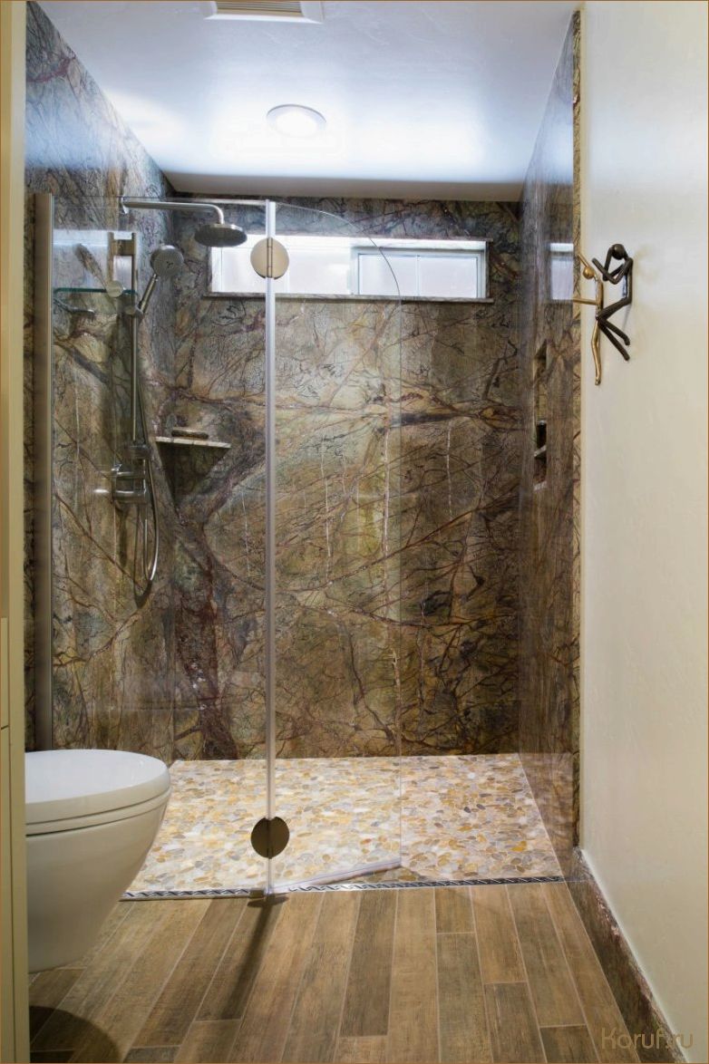 Современный дизайн душевого уголка без поддона: идеальное решение для вашей ванной комнаты
