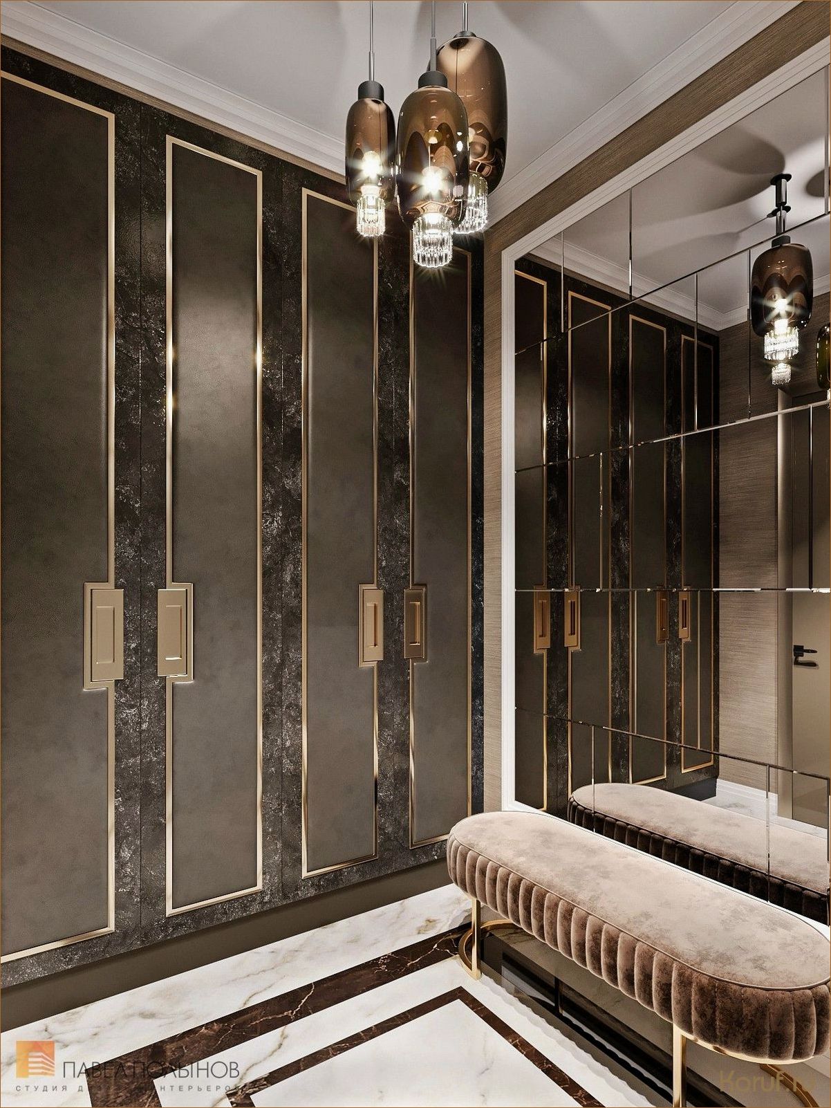 Дизайн гардеробной зеркала: преимущества и возможности
