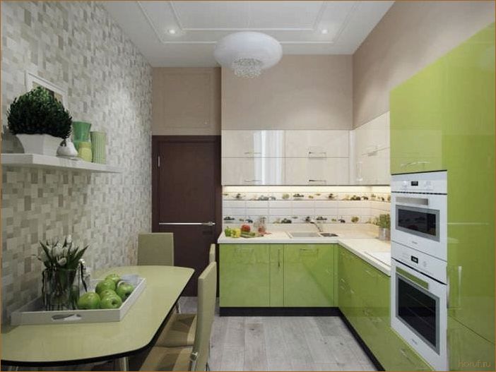 (дизайны современной кухни, дизайн кухни шпон, дизайн современных кухни) Интерьерная гармония: дизайн кухни с использованием шпона