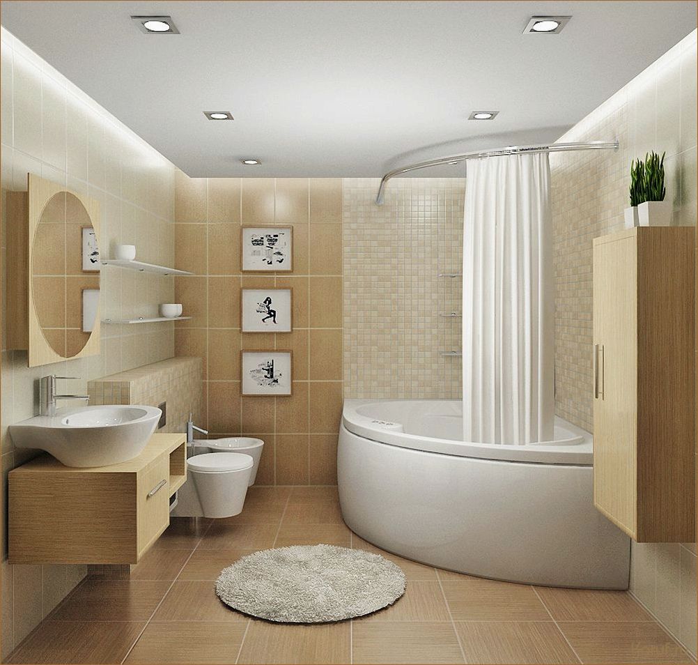 Сочетание ванны, душевой кабины и плитки: топ 10 идей дизайна для вашей ванной комнаты