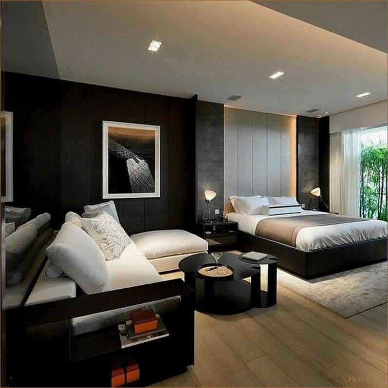 Выделяйтесь своим стилем: 10 идей дизайна мужской спальни для создания идеального пространства отдыха